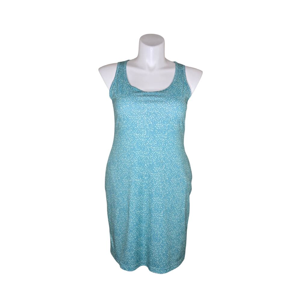 COLUMBIA Women’s Omni Freeze Zero Printed Tank Dress Blue Size Large